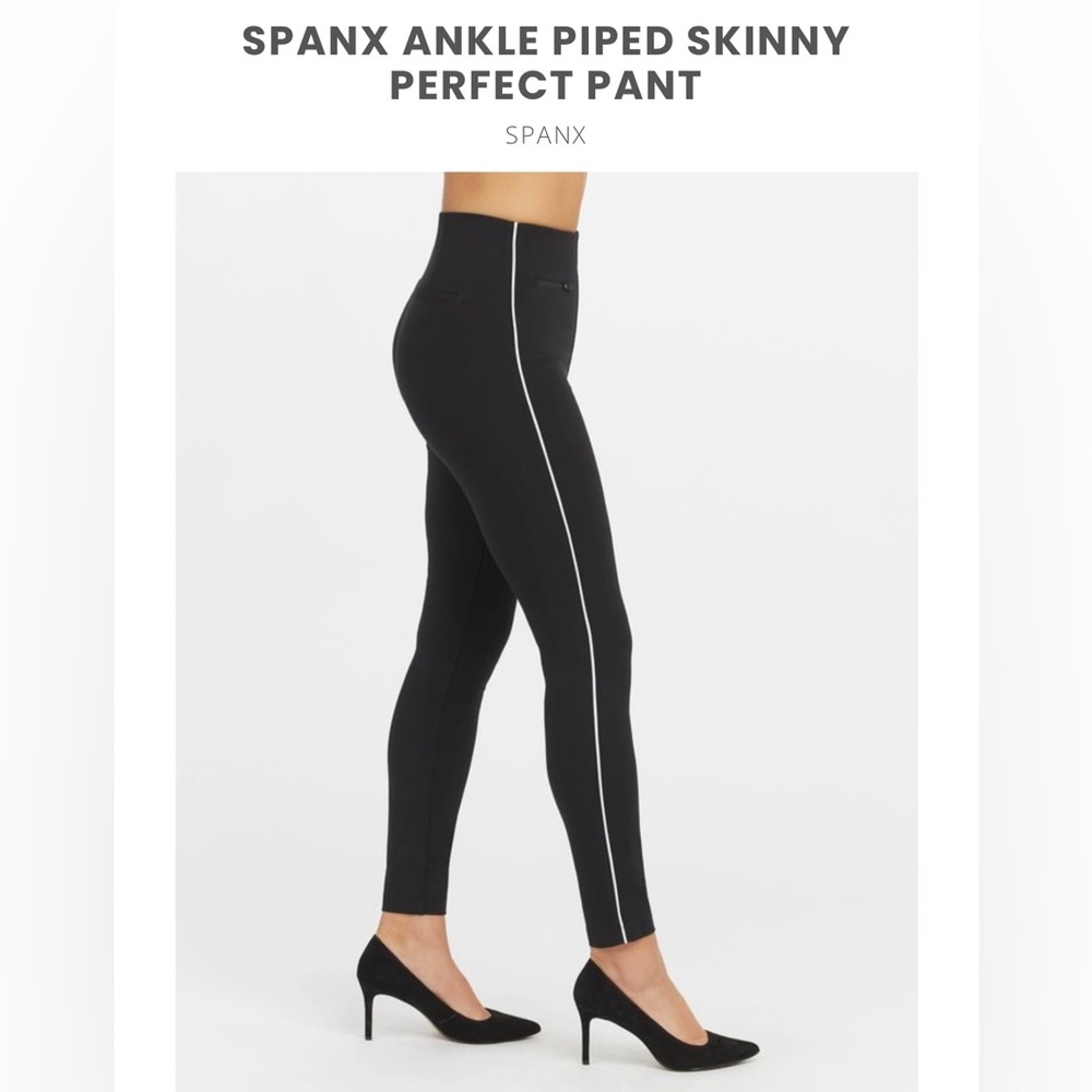 SPANX Ankle Piped Skinny Perfect Pant